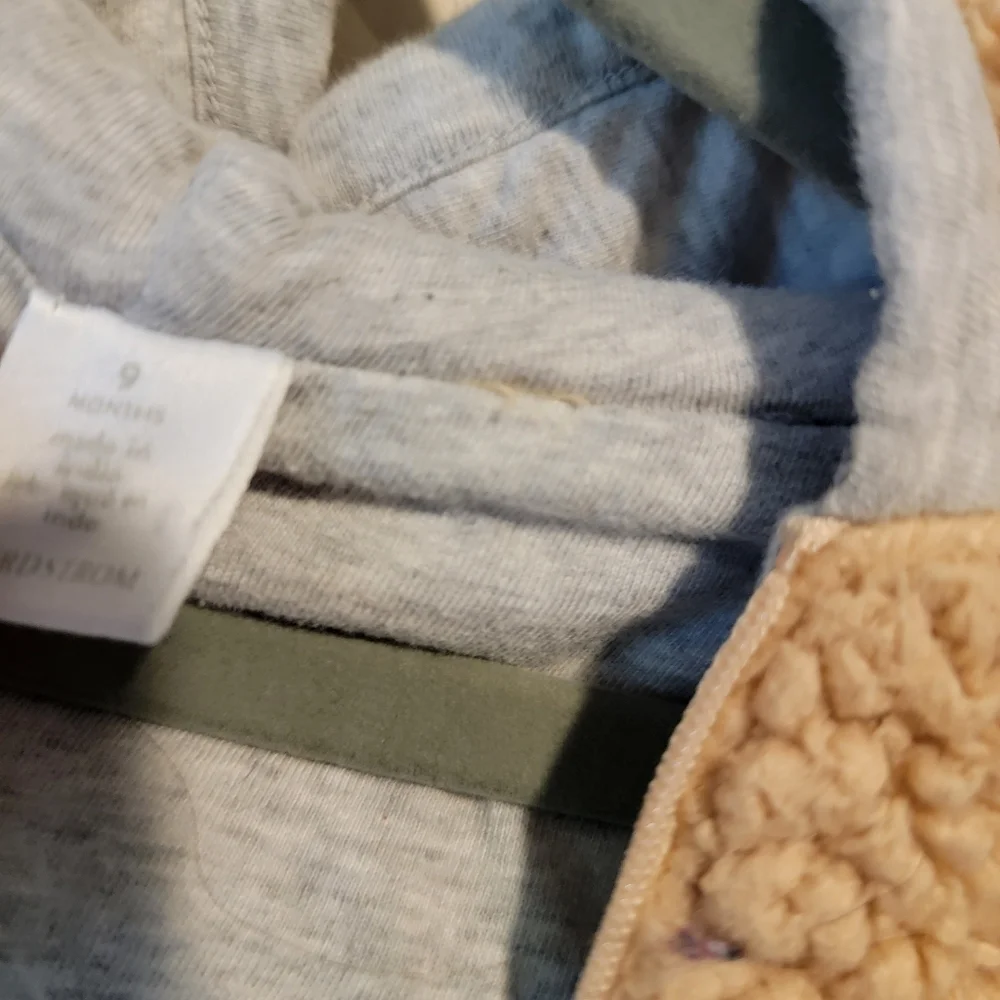 Sherpa baby bunt suit from Nordstrom 9 months Nordstrom faux sherpa jacket